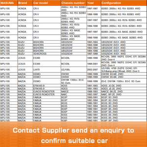 Bomba de Transferencia de Combustible de Repuesto MPU-105 MASUMA 0580453484 Flowers04-l00 17040-S10-A00 17040-S10-A01 para MITSUBISHI L200 - Product Image 4