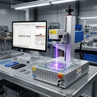 Nouvelle machine de gravure laser UV de 5 watts pour tous les matériaux, programmable, pour usage domestique, machine de gravure laser UV pour les petites entreprises