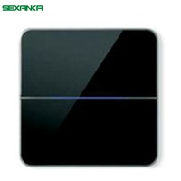 KNX EIB Système domotique intelligent 2 interrupteurs muraux tactiles intelligents