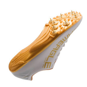 Personalizza la suola per unghie in acciaio con superficie a specchio in pelle Unisex Field And Track Running Athletic pala Track shoe - Product Image 4