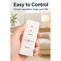 Nouvelle télécommande intelligente 7 touches IR RF 2.4G pour climatiseur et ventilateur, avec batterie CR2025 antichoc, apprentissage et code roulant