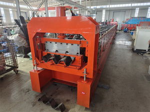 Manufacturer Three Waves Guardrail Frame Use New Condition Steel Road Safety Barrier Fence Roll Forming <b>Machine</b> - Product Image 5