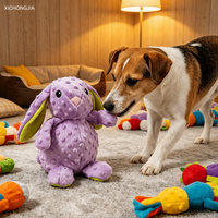 Jouet pour chien en mousse pelucheuse - Design réaliste de canard, compagnon interactif pour chiots et petits chiens