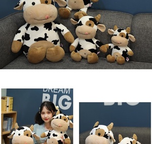 Fabricante de Juguetes de Peluche Personalizados, Juguetes de Peluche para Niños Más Vendidos, Regalos de Navidad, Lindos Animales de Peluche de Dibujos Animados, Juguete de Peluche Suave de Vaca Habi - Product Image 4