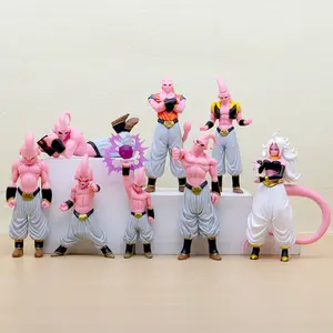 Hot sale Japanese Anime dragon z ball 8pcs set majin buu toy PVC resin Model Anime action Figures