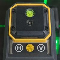 Niveau laser vert SANEITE à 12 lignes, niveau laser au sol avec batterie au lithium rechargeable pour la construction et l'ingénierie