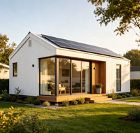 Nouvelle conception moderne de maison mobile préfabriquée de luxe, cabine Apple, capsule spatiale, mini-maison préfabriquée modulaire pour bureau de jardin