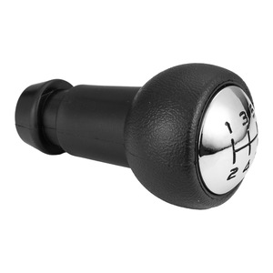 Peugeot Car Gear <b>Shift</b> <b>Knob</b> Black Leather 5 Speed Ergonomic Design For Peugeot 206 307 Citroen - Product Image 1