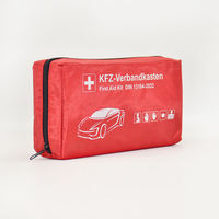Kit de premiers secours jetable pour la sécurité automobile conforme à la norme DIN13164-2022, source d'alimentation manuelle en nylon