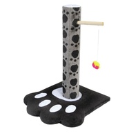 Nouvelle Conception Arbre à Chat en Forme de Patte Grande Tour d'Activités pour Chat avec Jouet Suspendu