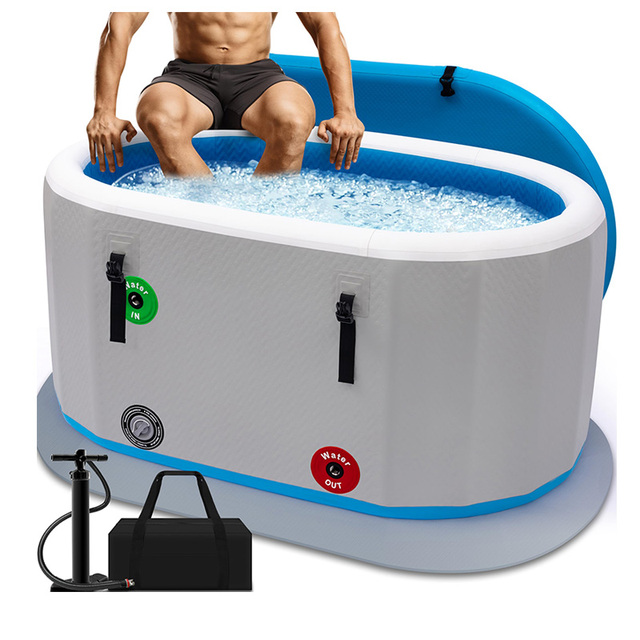 Recovery Pod Pro Edition Combo Ice Bath Portable Inflatable Pools for Cold Water Cold Plunge Tub Chiller