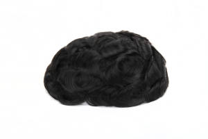 Peluca de Hombre de Piel Extra Fina de Alta Calidad 0.02-0.03mm, Cabello Humano Natural 100% Real Indio Remy, Base Completa de PU para Hombres - Product Image 4