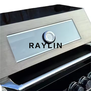 Parrilla de Carbón de <span class=keywords><strong>Acero</strong></span> <span class=keywords><strong>Inoxidable</strong></span> 304 de Lujo, Parrilla Integrada para Exteriores, Mesa de Cocina Portátil, Barbacoa de Leña con Motor y <span class=keywords><strong>Asador</strong></span> - Product Image 4