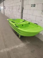Bateau de pêche pliable en plastique robuste de 2,2 m à double pont, montable sur véhicule, en PE
