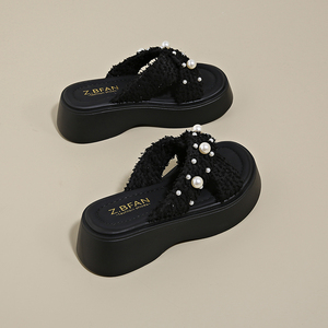 Nuevas Pantuflas de Verano para Mujer, Ligeras y de Lujo, con Punta Descubierta, Modernas y Versátiles, Diseño Cómodo para Usar al Aire Libre - Product Image 6