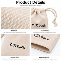 Sac en lin personnalisé avec cordon de serrage, pochette cadeau pour bijoux, sac fourre-tout en jute naturel, sac en toile de chanvre, logo OEM, vente en gros, écologique