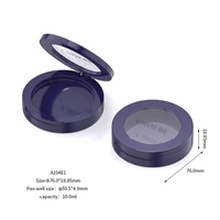 Boîte à poudre libre ronde en plastique ABS Choebe 10g, fabriquée avec des matériaux recyclés, conteneur cosmétique en gros