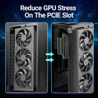 Câble Riser JEYI PCIe 4.0 X16 90 Degrés Blindage EMI Matériel PVC Utilisation Bureau Compatible avec les Cartes Graphiques AMD Série RTX 40 - Prise en Charge OEM