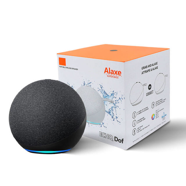 2026 New Style  Speaker with RGB LED Lighting Wireless Fabric Card 5W Mini Subwoofer for Desktop Battery