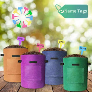 Fournitures de jardin, <span class=keywords><strong>pot</strong></span> de culture de bleuets de 4/7/10 gallons, pots de culture de plantes colorés pour enfants, jardin - Product Image 2