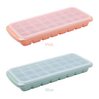 Moule à glaçons en silicone de qualité supérieure LVYIN, 36 cellules carrées, qualité alimentaire, bac à glaçons, sans BPA, fabrication directe, réutilisable, écologique