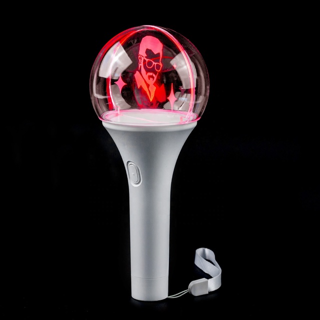 Custom Logo Portable Modern LED Color-Changing Acrylic Glowing Ball Party Light Stick