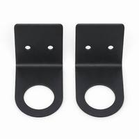 Supports d'étagère en acier inoxydable, aluminium et titane, découpés au laser sur mesure, avec revêtement en poudre et anodisation, prix de gros