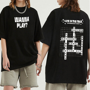 เสื้อยืดโอเวอร์ไซส์ผู้ชาย ผ้าฝ้าย 100% เนื้อหนา คอกลม แขนสั้น  รับสกรีนลาย เสื้อยืดลำลอง สตรีทแวร์ - Product Image 1