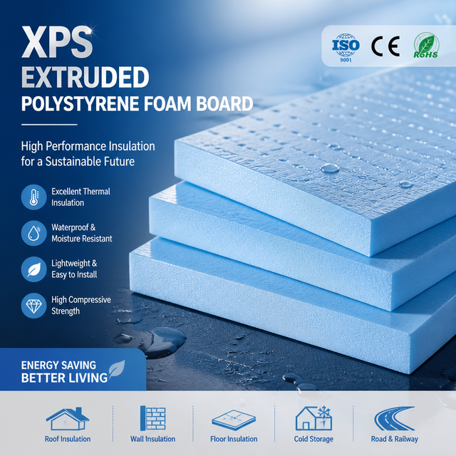 Newborn High Compressive Strength 700kpa XPS Backer Board Extruded Polystyrene for Floor and Wall Insulation