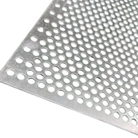 Plaque de maille métallique perforée en alliage de nickel-cuivre Monel 400, 1,2x2,4m, épaisseur 5mm, taille des trous 6mm