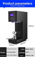 Máquina Selladora de Latas Comercial Semiautomática para Té de Burbujas, Bebidas de Café, Fácil Operación