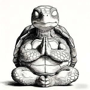 맞춤형 크기, 색상, 모양, 수제, 핸드페인팅 레진 조각상, 가정 및 사무실 장식용 바다거북 요가 피규어 - Product Image 2