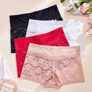 Women's High Waist Underwear Sexy Belly-Tight Lace Jacquard Briefs <strong>Sheer</strong> Intimates Women's <strong>Panties</strong> - Product Image 1