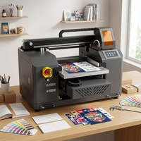Casing HP Multiwarna Kondisi Baru CE A3 Printer UV Flatbed Xp600 CMYK Pernis Putih Kulit 30x50cm untuk Pena Korek Api Botol
