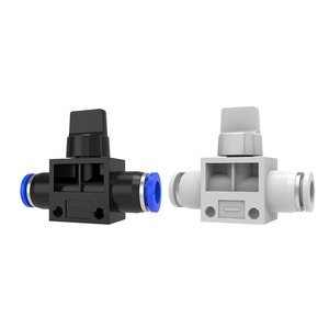 วาล์วนิวแมติกแบบแมนนวล DDE Dade Pneumatics รุ่น HVFF 8 6 4 10 12 มม. วาล์วเชื่อมต่อเร็วสำหรับท่ออากาศและน้ำ - Product Image 1
