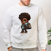 Transferts DTF personnalisés pour T-shirt : Motifs Hip-Hop Street Boy et Homme Afro-Américain, à thermocoller, vente en gros