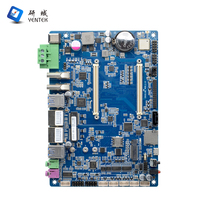 Carte mère Rockchip RK3399 RK3568B2 4G LPDDR4 EMMC 32 Go 2 LAN 2 HD EDP 8 USB 4 RS232 2 CAN Android 7.1 Ubuntu20.04 Debian10 ARM
