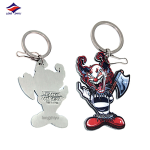 Longzhiyu 14 Năm Nhà Sản Xuất Kim Loại In Ấn Keychains Với Biểu Tượng Tùy Chỉnh <span class=keywords><strong>Cool</strong></span> Skeleton In Dây Móc Khóa Với Chất Lượng Cao - Product Image 6