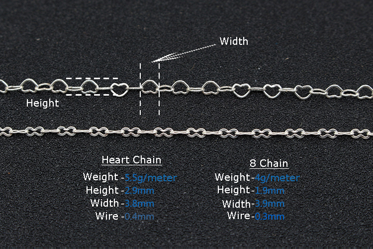 สร้อยคอหัวใจเงินแท้ (ไม่มีการชุบ)