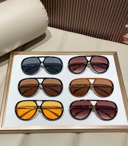 Nueva moda HD <span class=keywords><strong>Ben</strong></span> Ray diseñador gafas UV400 marco grande sapo gafas Retro moda piloto gafas de sol para hombres mujeres - Product Image 3