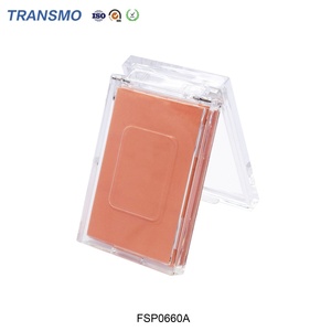 Boîte à poudre en plastique en gros, étiquette privée, conteneur vide pour blush, palette de contouring, boîte à poudre - Product Image 4