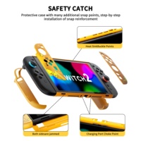 Casing Pelindung BJBT Lightning God Pi Kawaii untuk Nintendo Switch 2 1 OLED, Hard PC Pengganti Cover Housing Shell