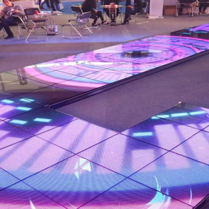 Layar Led interaktif dinding Video Led panggung konser dapat digulung layar tari lantai berdiri P3.91 dukungan berdiri terpasang sentuh - Product Image 6