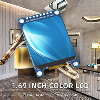 Module d'affichage TFT couleur TZT 1.69 pouces, écran LCD LED HD IPS 1366x768, Interface SPI, contrôleur ST7789, montage TFT