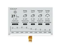 Waveshare 7.5 inci e-ink Raw Display 800x480 hitam putih E kertas SPI antarmuka kompatibel dengan Raspberry Pi 2B/3B/3B +/Zero/Zero W