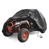 Usine directement fournir 300D Oxford PU enduit tissu imperméable ATV couvre tous les temps Protection extérieure ATV/UTV couverture
