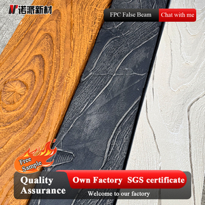 Trọng lượng nhẹ PU nhân tạo dầm giả Trần bọt giả gỗ dầm gỗ mộc mạc dầm gỗ sồi cho mái nhà - Product Image 3