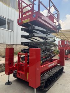 Échafaudage élévateur à ciseaux à chenilles Chine Équipement de levage mobile électrique avec contrôle intelligent