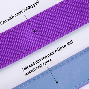 OEM Custom Luxury <b>Dog</b> & Cat <b>Collar</b>-Soft Durable Polyester & Nylon with Ribbons Solid Pattern - Product Image 4