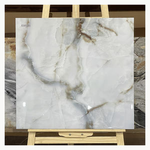 أرضية رخامية عالية الجودة 60x60 لامعة من كارارا بورسلين أبيض بورسلين بيسو بورسلاناتو للحدود الريفية للمعيشة الداخلية - Product Image 1